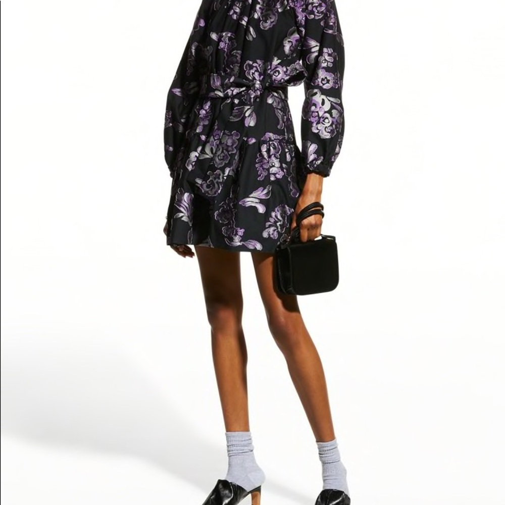 Tanya Taylor I Elisabeth Floral Belted Mini Dress